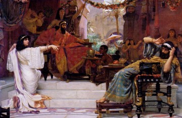 Ernest Normand Painting - Esther Denouncing Haman Ernest Normand Victorian